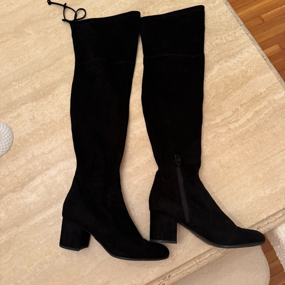 Elegant Black Over the Knee Boots